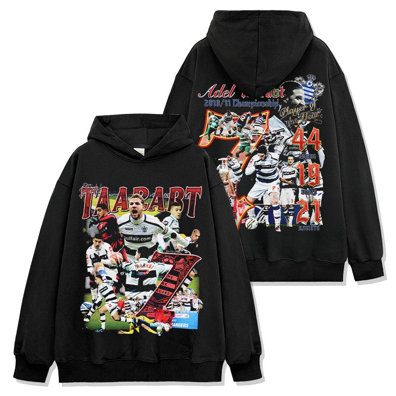 ADEL TAARABT VINTAGE HOODIE – שחור