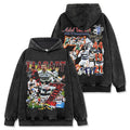 ADEL TAARABT VINTAGE HOODIE – שחור שטוף