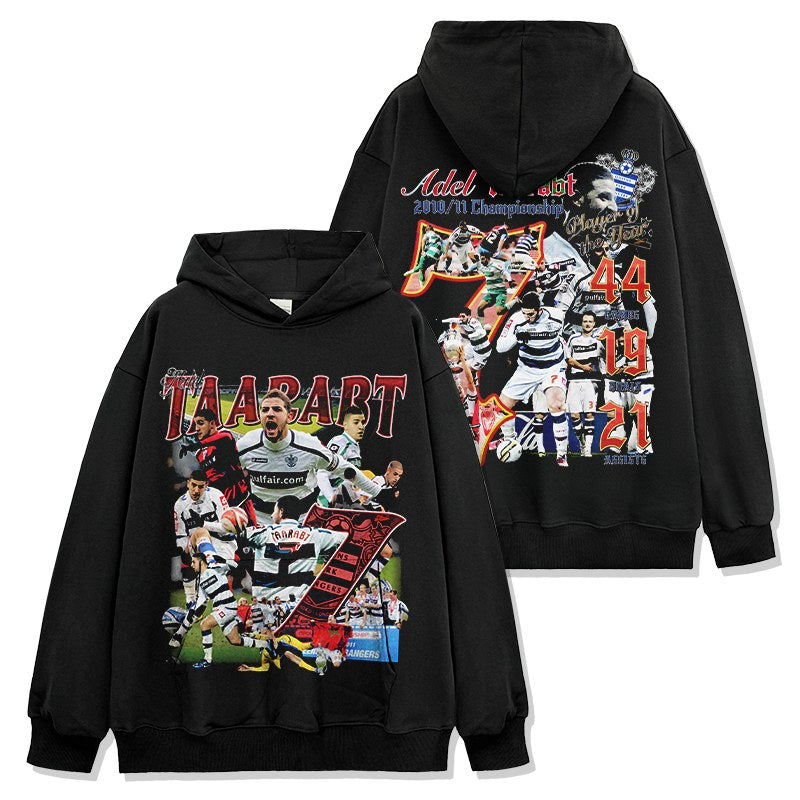 ADEL TAARABT VINTAGE HOODIE – שחור