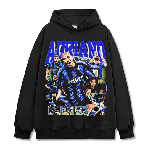 ADRIANO VINTAGE HOODIE – שחור