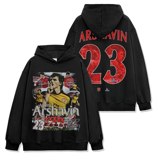 ANDREY ARSHAVIN VINTAGE HOODIE – שחור