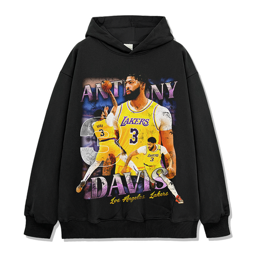 ANTHONY DAVIS VINTAGE HOODIE – שחור