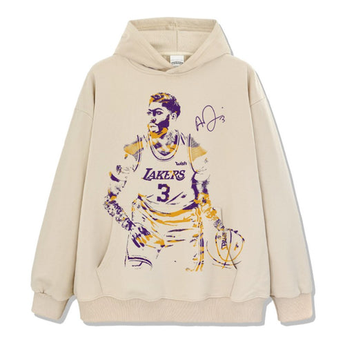 ANTHONY DAVIS VINTAGE HOODIE – שמנת