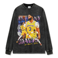 ANTHONY DAVIS LONG SLEEVE – שחור שטוף