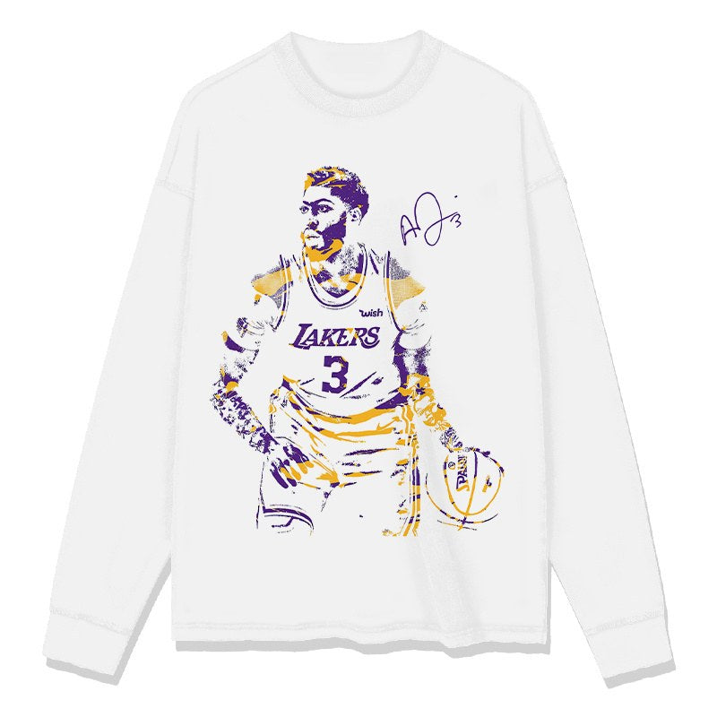 ANTHONY DAVIS LONG SLEEVE – לבן