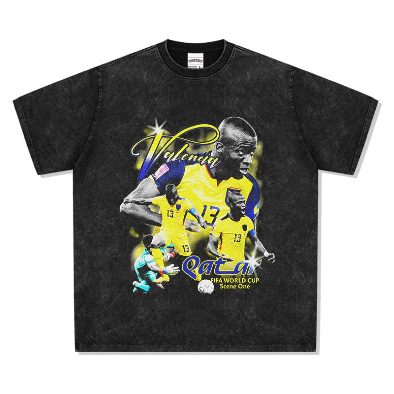 ANTONIO VALENCIA VINTAGE TEE · GOLDEN BOOT