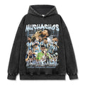 ARGENTINA VINTAGE HOODIE – שחור שטוף