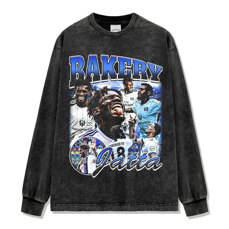 BAKERY JATTA LONG SLEEVE – שחור שטוף