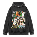 BECKHAM VINTAGE HOODIE – שחור שטוף