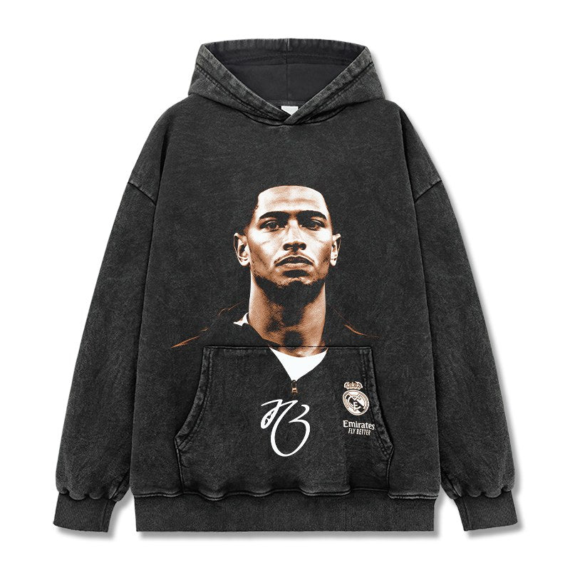 BELLINGHAM VINTAGE HOODIE – שחור שטוף