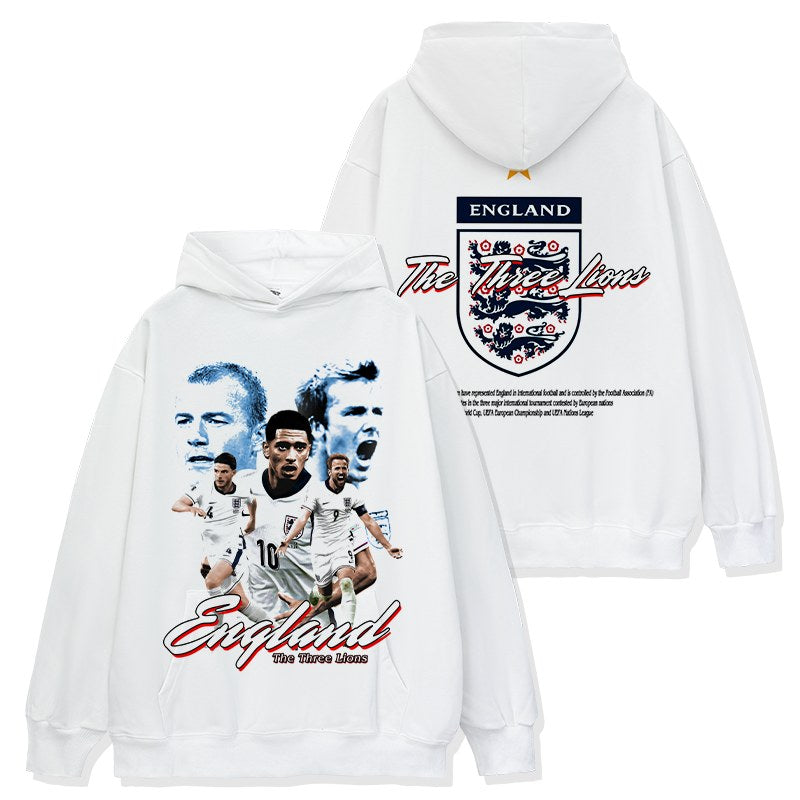 BELLINGHAM VINTAGE HOODIE – לבן