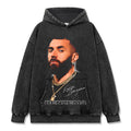 BENZEMA VINTAGE HOODIE – שחור שטוף