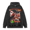 DEVIN BOOKER VINTAGE HOODIE – שחור שטוף
