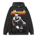 DEVIN BOOKER VINTAGE HOODIE – שחור שטוף