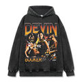 DEVIN BOOKER VINTAGE HOODIE – שחור שטוף