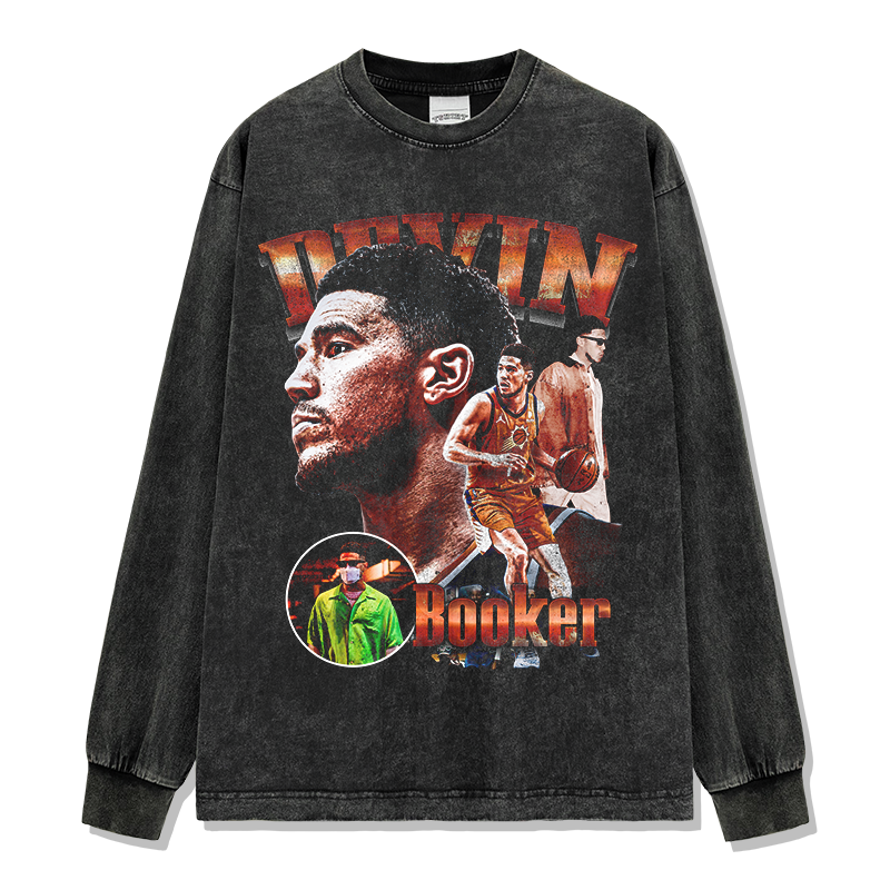 DEVIN BOOKER LONG SLEEVE · SLAM DUNK