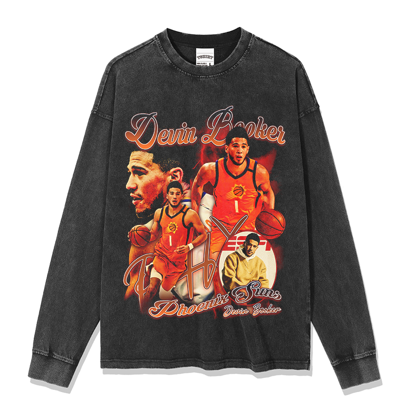 DEVIN BOOKER LONG SLEEVE · HALL OF FAME