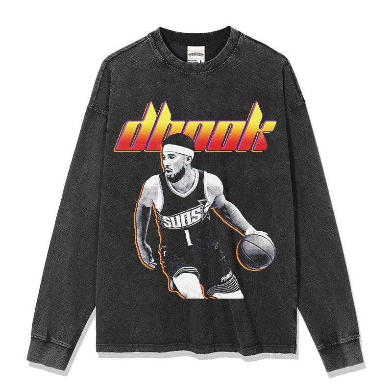DEVIN BOOKER LONG SLEEVE – שחור שטוף