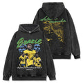 BRAZIL VINTAGE HOODIE – שחור שטוף