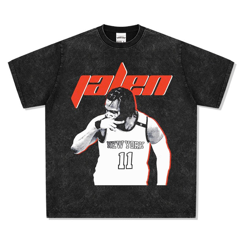 JALEN BRUNSON VINTAGE TEE · FAST BREAK