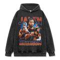 JALEN BRUNSON VINTAGE HOODIE – שחור שטוף