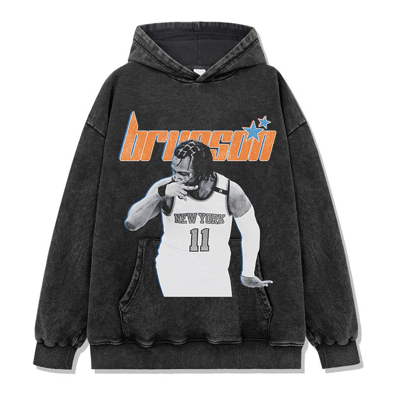 JALEN BRUNSON VINTAGE HOODIE · POSTER