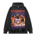 JALEN BRUNSON VINTAGE HOODIE – שחור שטוף