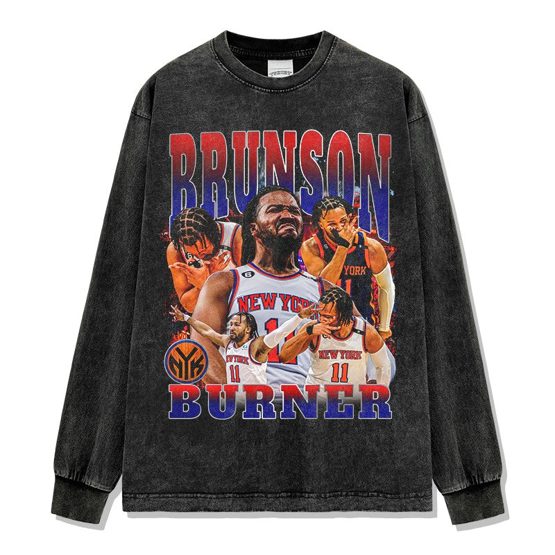 JALEN BRUNSON LONG SLEEVE · ALLEY OOP