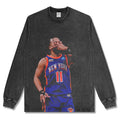 JALEN BRUNSON LONG SLEEVE – שחור שטוף