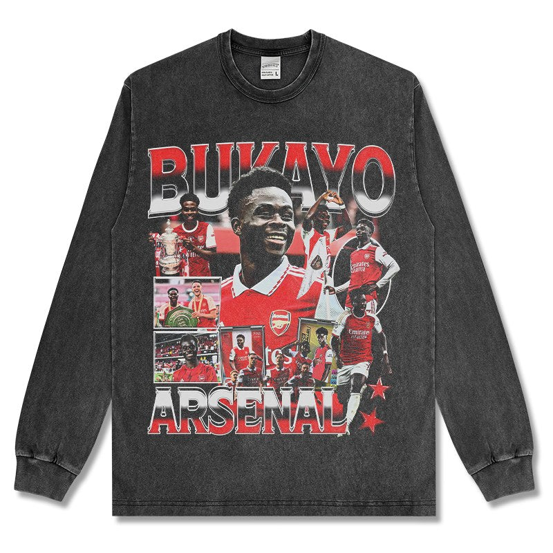 BUKAYO SAKA LONG SLEEVE – שחור שטוף