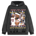 JIMMY BUTLER VINTAGE HOODIE – שחור שטוף