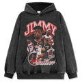 JIMMY BUTLER VINTAGE HOODIE – שחור שטוף