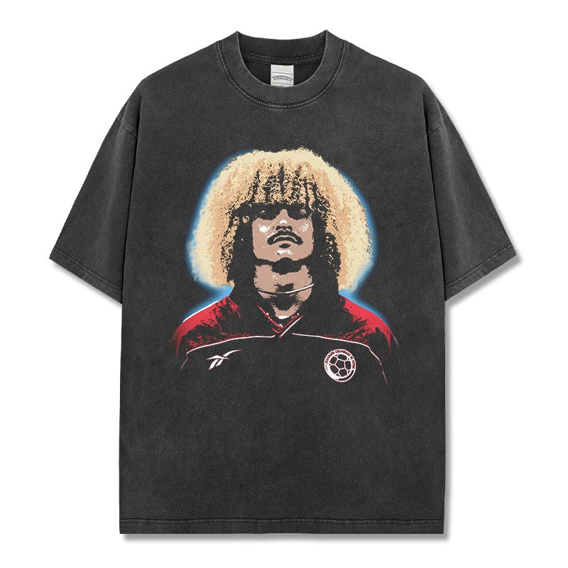 CARLOS VALDERRAMA – שחור שטוף