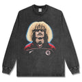 CARLOS VALDERRAMA LONG SLEEVE – שחור שטוף