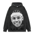 CARMELO ANTHONY VINTAGE HOODIE – שחור שטוף