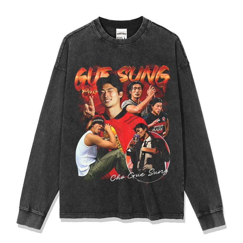 CHO GUE SUNG LONG SLEEVE – שחור שטוף