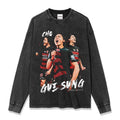 CHO GUE SUNG LONG SLEEVE – שחור שטוף