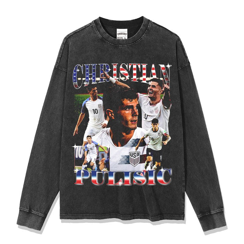 CHRISTIAN PULISIC LONG SLEEVE – שחור שטוף