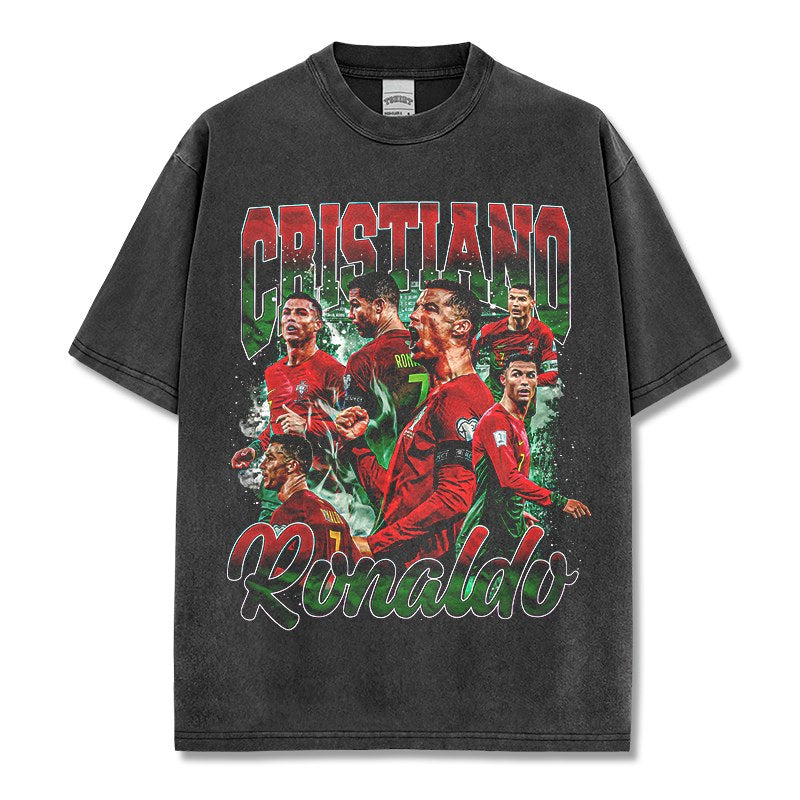 CRISTIANO RONALDO VINTAGE TEE · FULL TIME