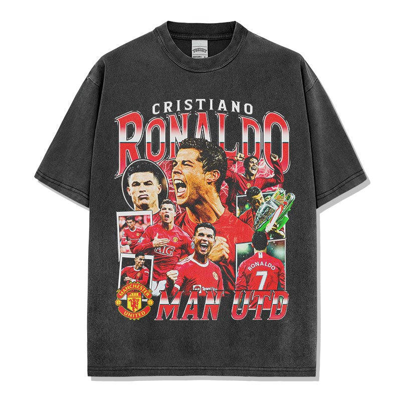 CRISTIANO RONALDO VINTAGE TEE · STREET BALLER
