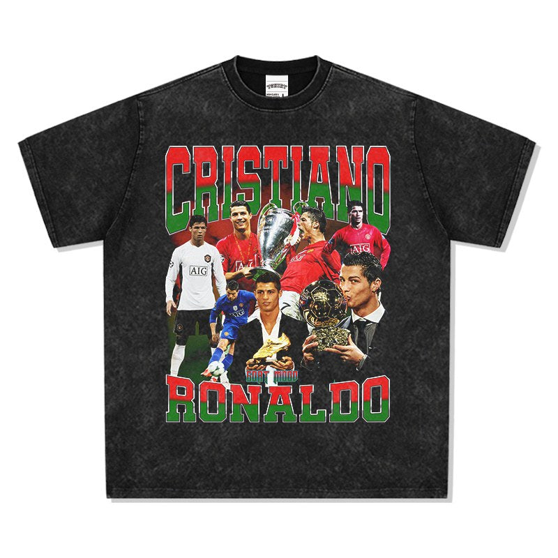 CRISTIANO RONALDO VINTAGE TEE · KING