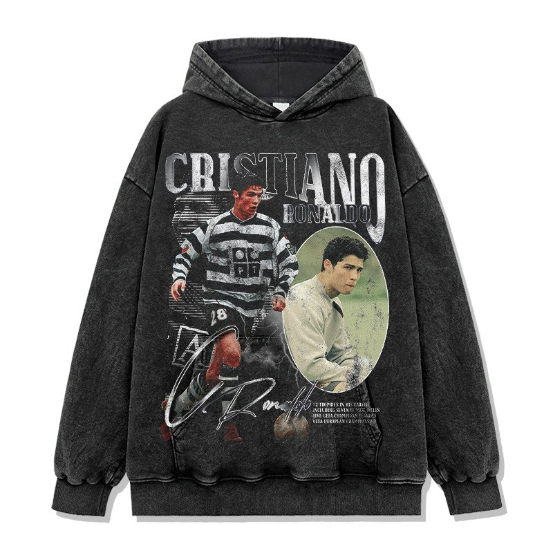 CRISTIANO RONALDO VINTAGE HOODIE · PARADE