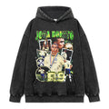 CRISTIANO RONALDO VINTAGE HOODIE – שחור שטוף