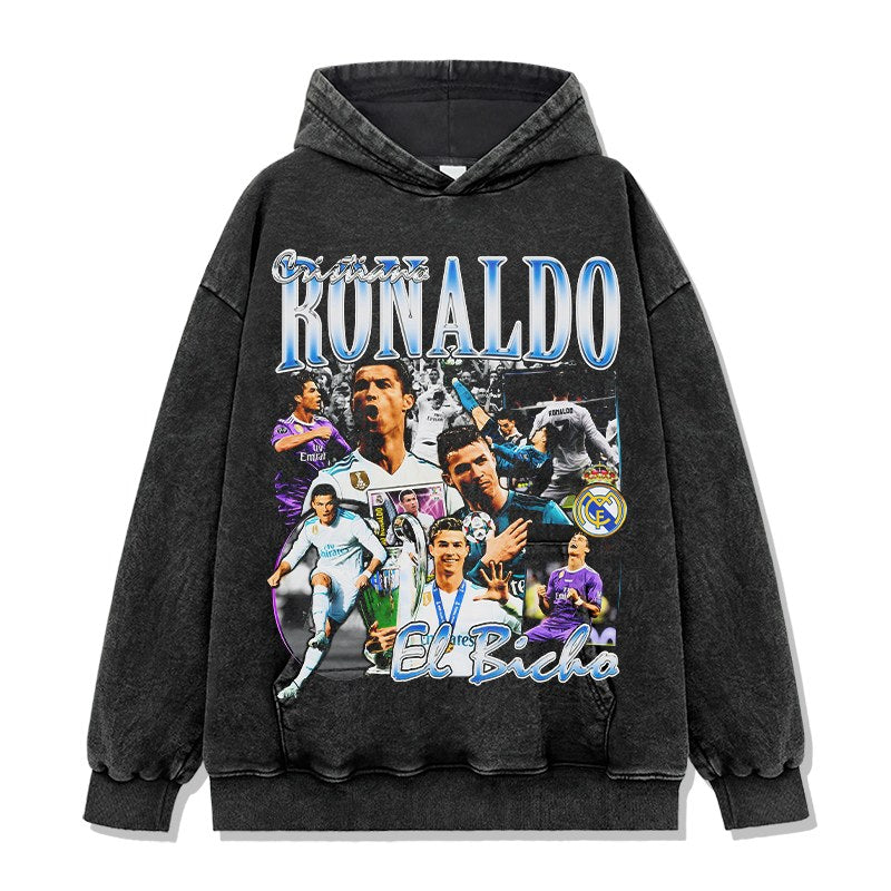 CRISTIANO RONALDO VINTAGE HOODIE · PLAYGROUND