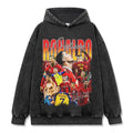 CRISTIANO RONALDO VINTAGE HOODIE – שחור שטוף