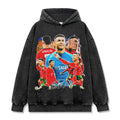 CRISTIANO RONALDO VINTAGE HOODIE – שחור שטוף
