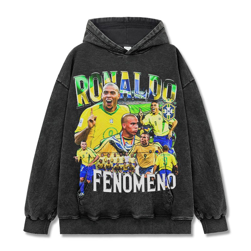 CRISTIANO RONALDO VINTAGE HOODIE · GOLDEN ERA