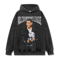 CRISTIANO RONALDO VINTAGE HOODIE – שחור שטוף