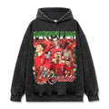 CRISTIANO RONALDO VINTAGE HOODIE – שחור שטוף