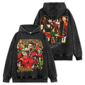 CRISTIANO RONALDO VINTAGE HOODIE – שחור שטוף